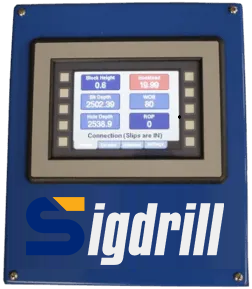 A Sigdrill guidance systems llc device with a screen